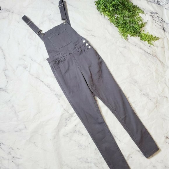 WE WORE WHAT HIGH RISE SKINNY OVERALLS - Picture 5 of 7